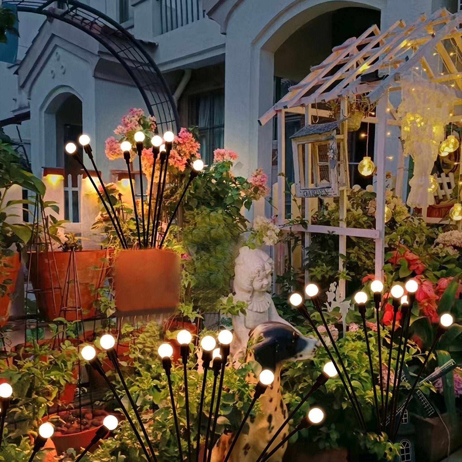 Solar LED Firefly Garden Lights