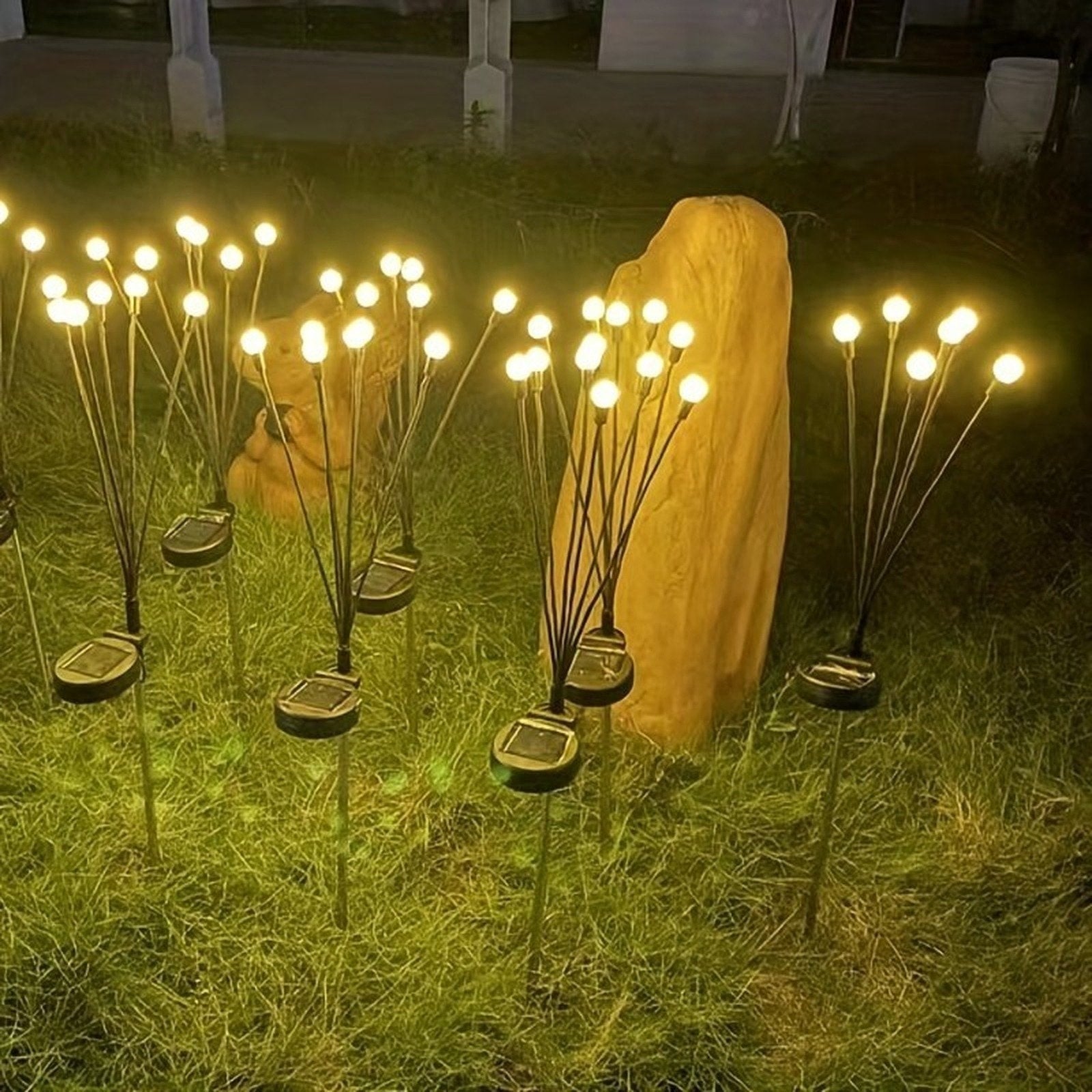 Solar LED Firefly Garden Lights