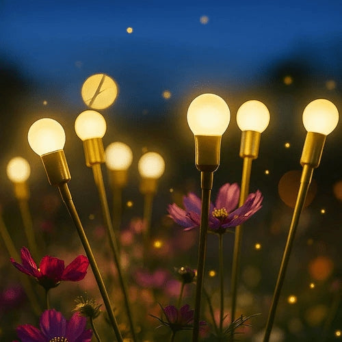 Solar LED Firefly Garden Lights