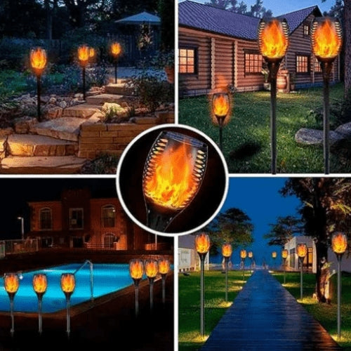FireNight Solar Garden Torch – Outdoor Solar-Powered Light