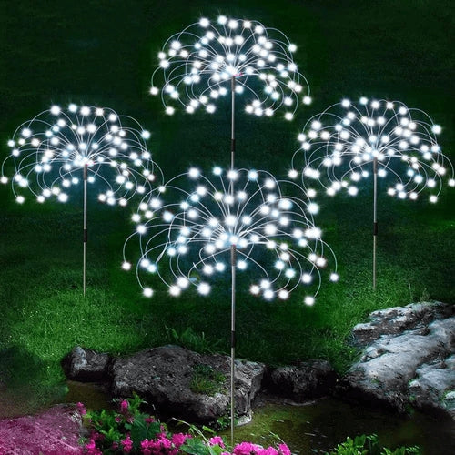Solar Firework Garden Lights – Festive Outdoor LED Decoration