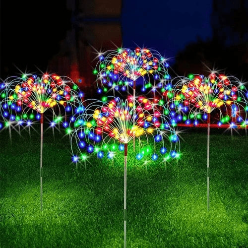 Solar Firework Garden Lights – Festive Outdoor LED Decoration