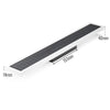 Halo Rectangle Solar Wall Light Warm White and White 50cm