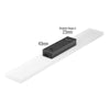 Halo Rectangle Solar Wall Light Warm White and White 50cm