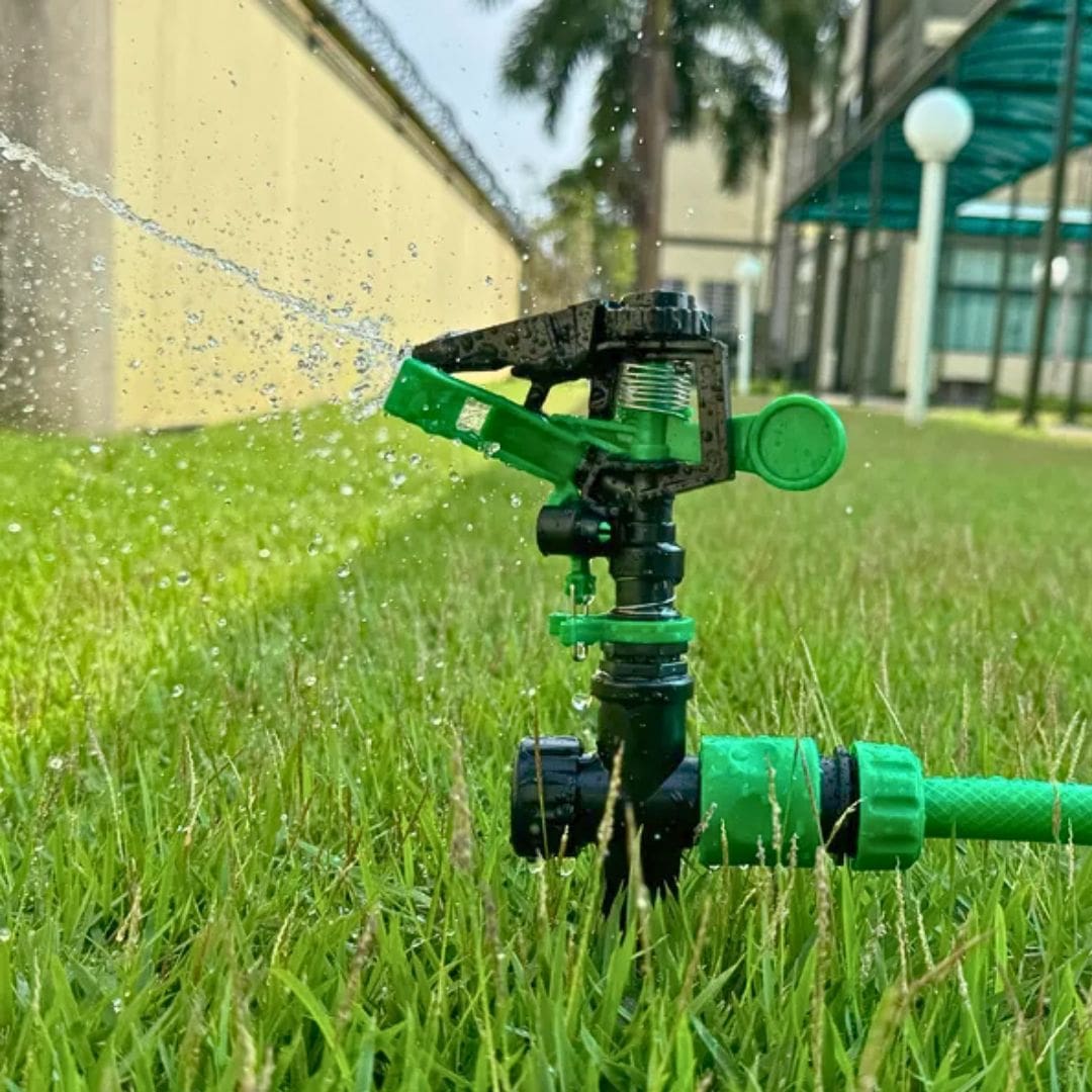 Sectorial Impulse Sprinkler for Garden Irrigation