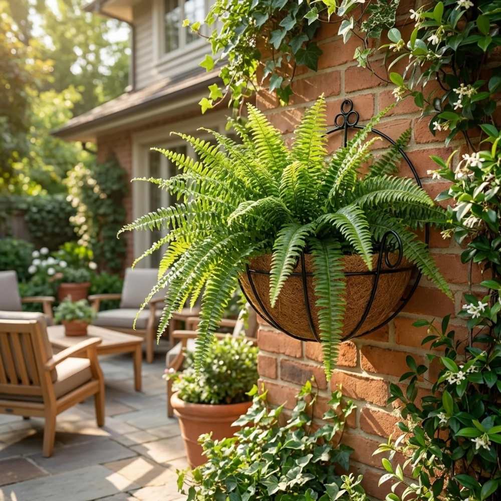 Coconut Fibre Wall Planter – Half Pot