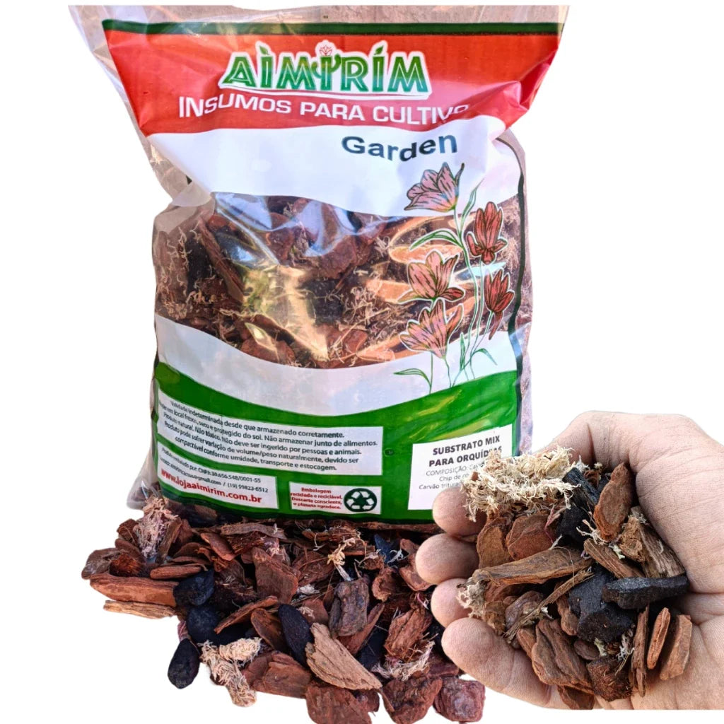 Orchid Growing Medium – Pine Bark, Charcoal & Coconut Chips 7kg